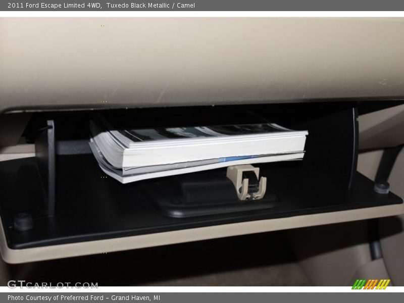Tuxedo Black Metallic / Camel 2011 Ford Escape Limited 4WD
