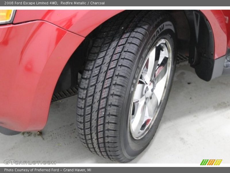 Redfire Metallic / Charcoal 2008 Ford Escape Limited 4WD