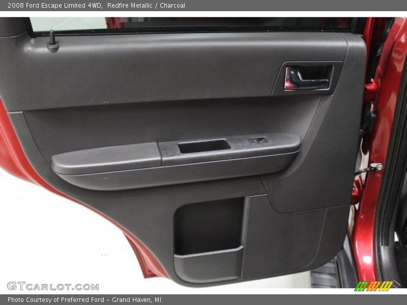 Redfire Metallic / Charcoal 2008 Ford Escape Limited 4WD