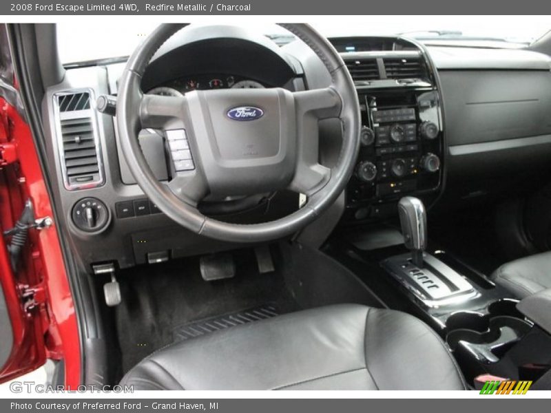 Redfire Metallic / Charcoal 2008 Ford Escape Limited 4WD