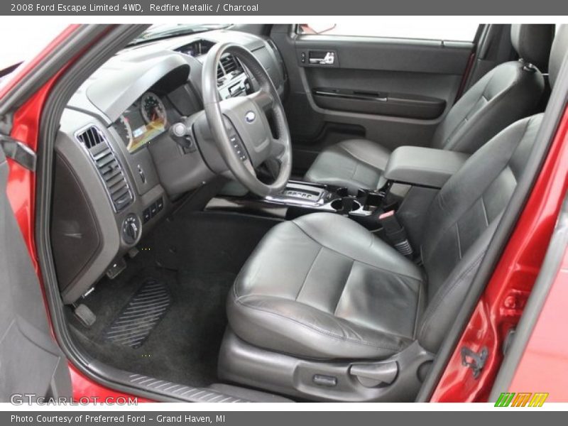Redfire Metallic / Charcoal 2008 Ford Escape Limited 4WD