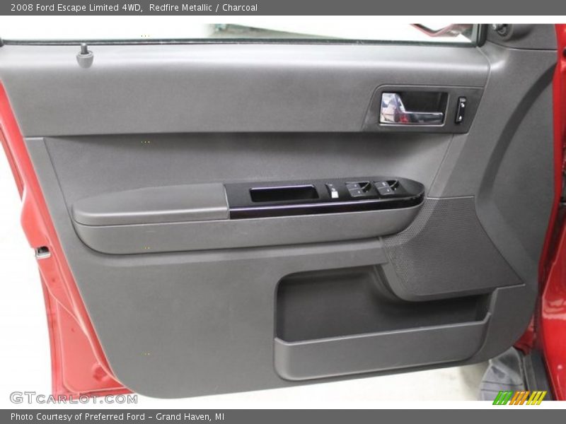 Redfire Metallic / Charcoal 2008 Ford Escape Limited 4WD