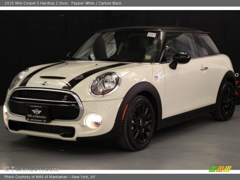 Pepper White / Carbon Black 2015 Mini Cooper S Hardtop 2 Door