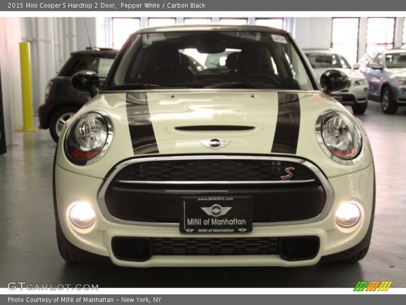 Pepper White / Carbon Black 2015 Mini Cooper S Hardtop 2 Door