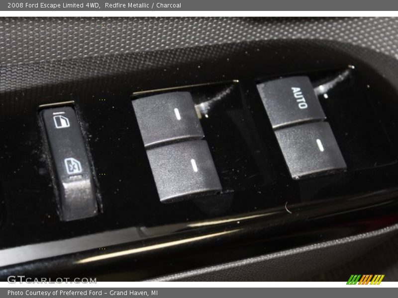 Redfire Metallic / Charcoal 2008 Ford Escape Limited 4WD