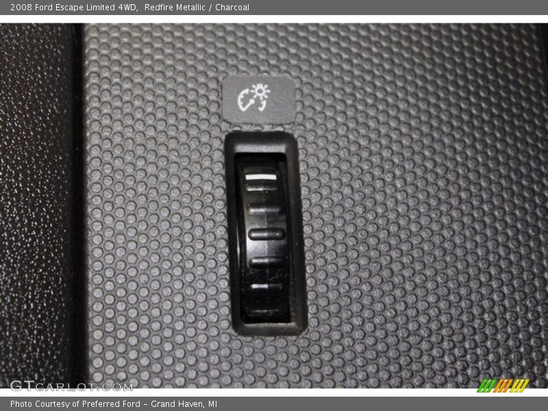 Redfire Metallic / Charcoal 2008 Ford Escape Limited 4WD