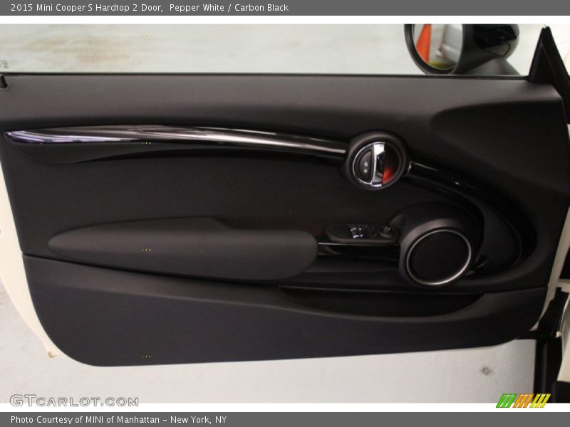 Pepper White / Carbon Black 2015 Mini Cooper S Hardtop 2 Door