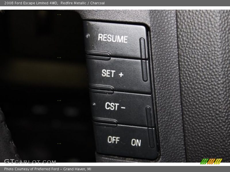 Redfire Metallic / Charcoal 2008 Ford Escape Limited 4WD