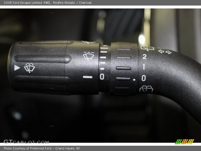 Redfire Metallic / Charcoal 2008 Ford Escape Limited 4WD