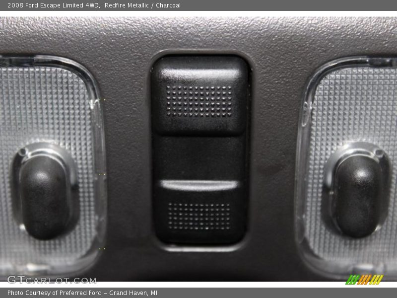 Redfire Metallic / Charcoal 2008 Ford Escape Limited 4WD
