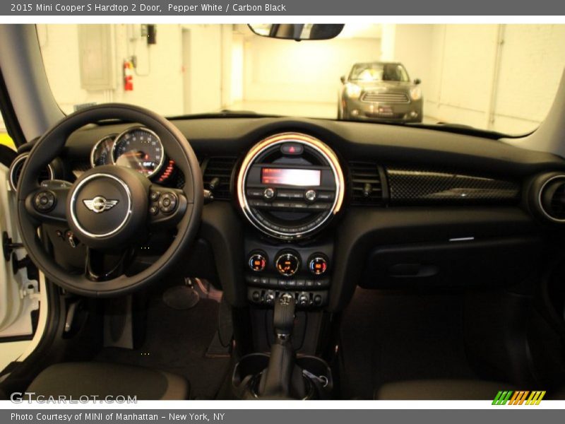Pepper White / Carbon Black 2015 Mini Cooper S Hardtop 2 Door