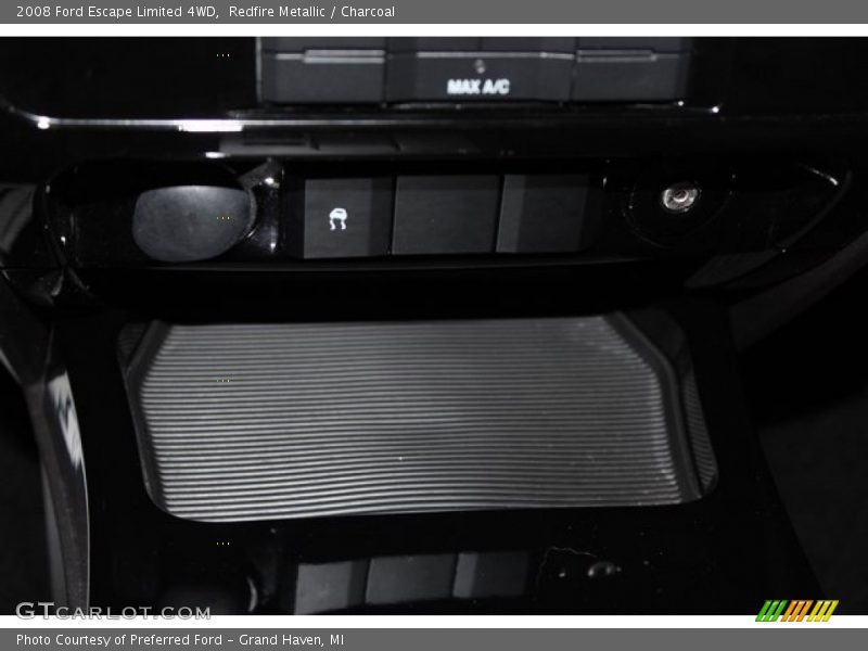 Redfire Metallic / Charcoal 2008 Ford Escape Limited 4WD