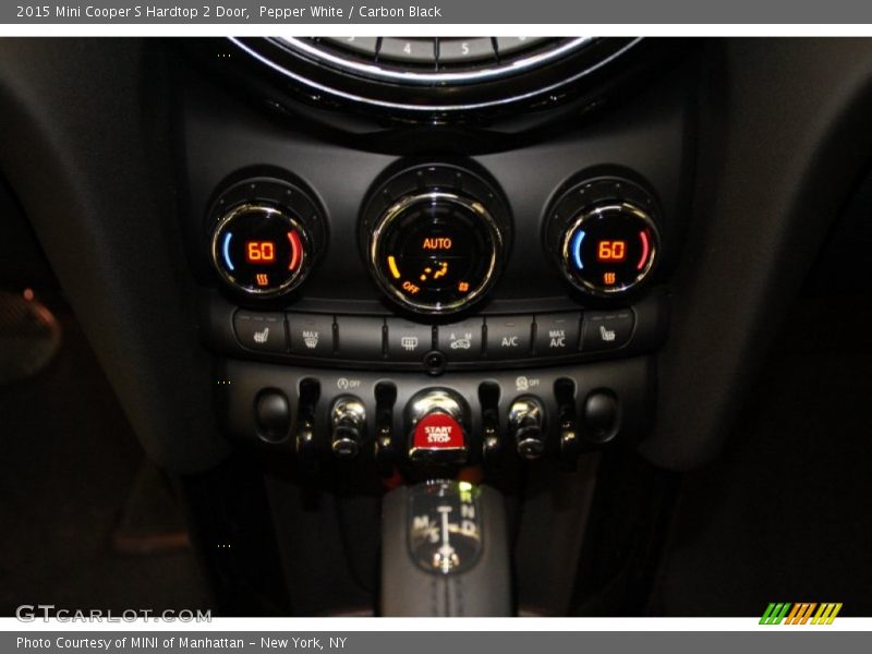 Pepper White / Carbon Black 2015 Mini Cooper S Hardtop 2 Door