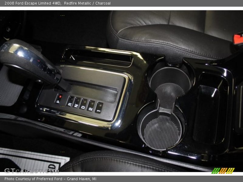 Redfire Metallic / Charcoal 2008 Ford Escape Limited 4WD