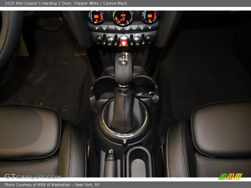 Pepper White / Carbon Black 2015 Mini Cooper S Hardtop 2 Door