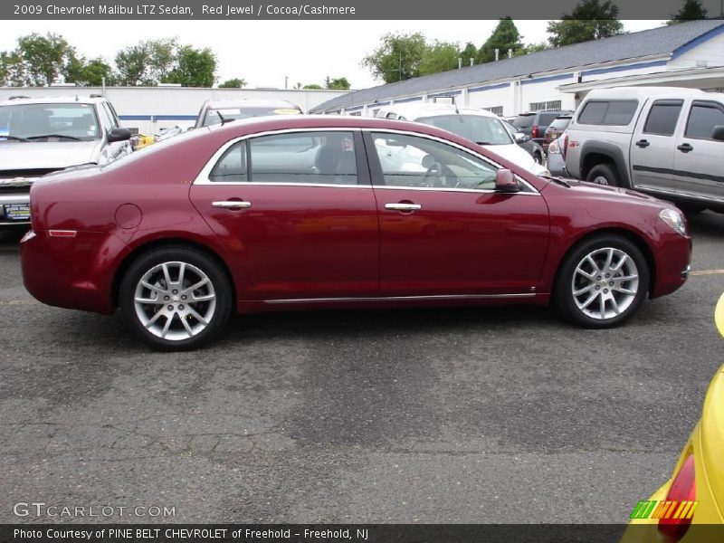 Red Jewel / Cocoa/Cashmere 2009 Chevrolet Malibu LTZ Sedan