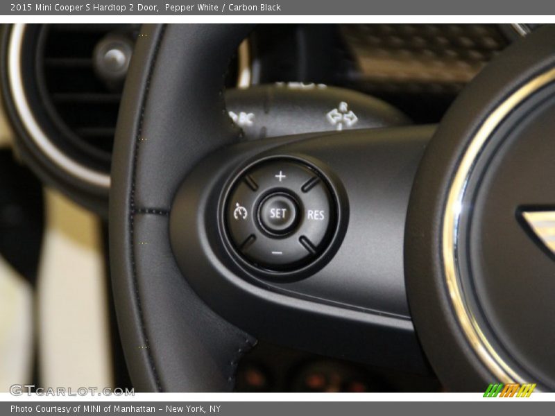 Pepper White / Carbon Black 2015 Mini Cooper S Hardtop 2 Door