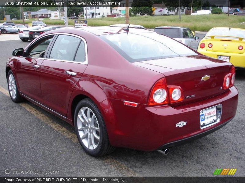 Red Jewel / Cocoa/Cashmere 2009 Chevrolet Malibu LTZ Sedan