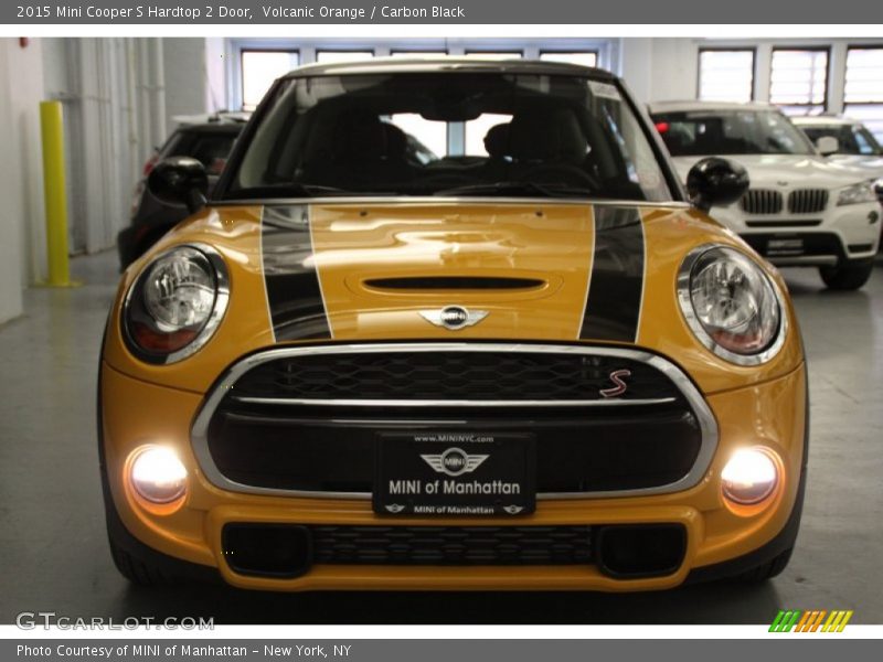 Volcanic Orange / Carbon Black 2015 Mini Cooper S Hardtop 2 Door