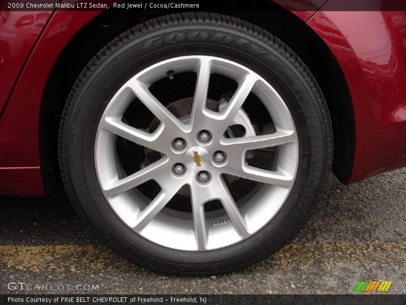 Red Jewel / Cocoa/Cashmere 2009 Chevrolet Malibu LTZ Sedan