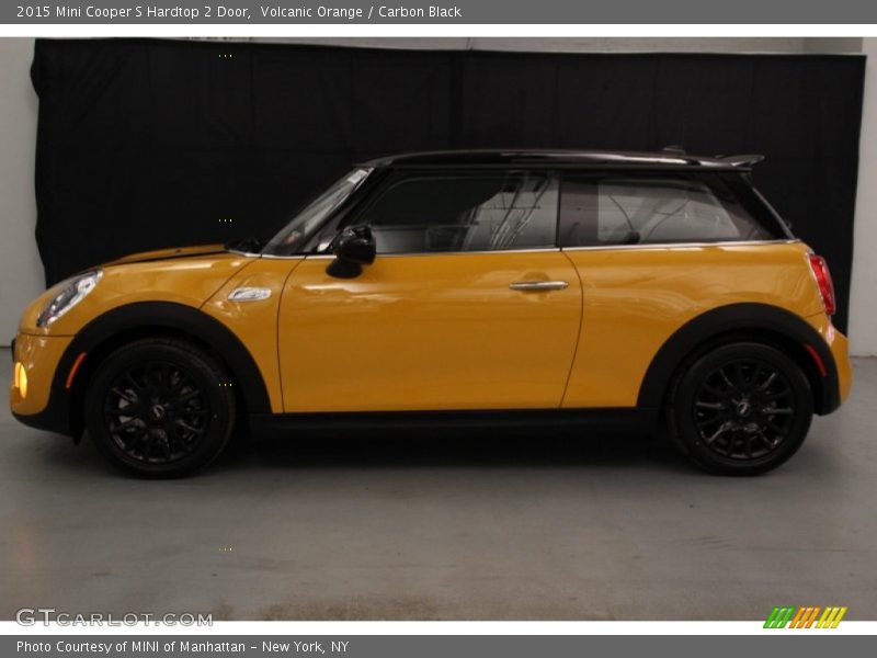 Volcanic Orange / Carbon Black 2015 Mini Cooper S Hardtop 2 Door