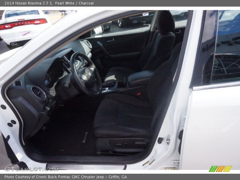 Pearl White / Charcoal 2014 Nissan Maxima 3.5 S