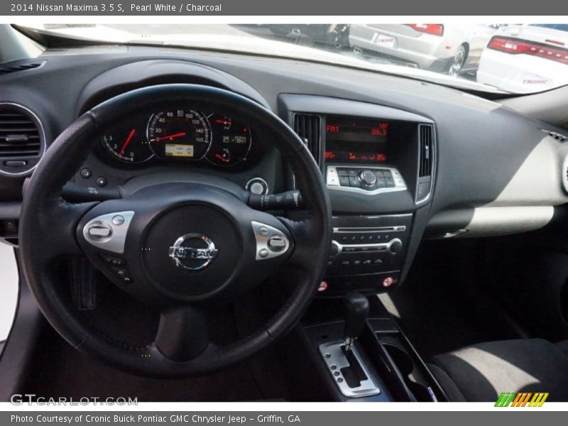 Pearl White / Charcoal 2014 Nissan Maxima 3.5 S
