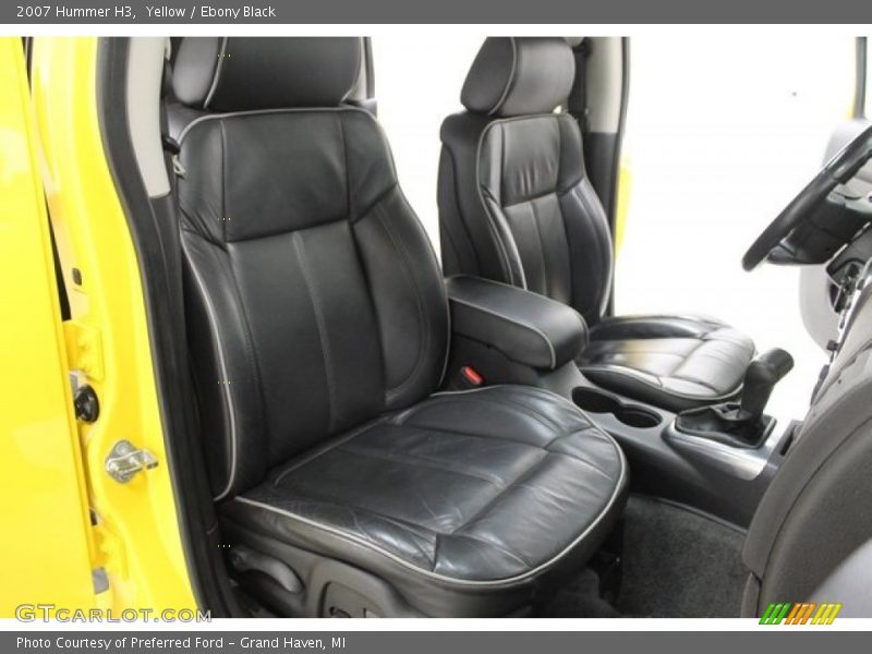 Yellow / Ebony Black 2007 Hummer H3