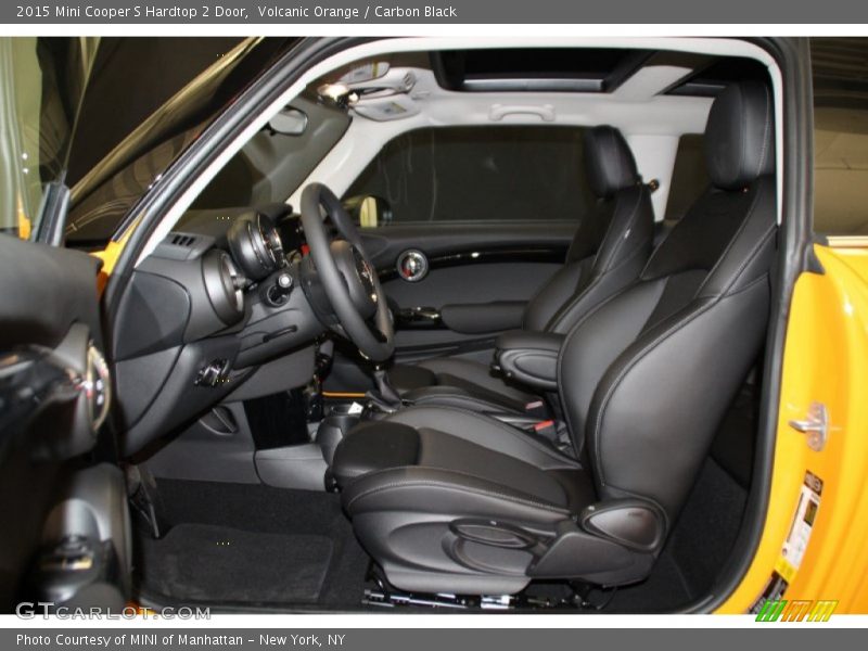 Volcanic Orange / Carbon Black 2015 Mini Cooper S Hardtop 2 Door