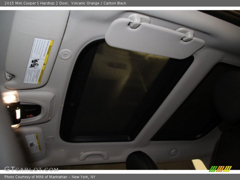 Volcanic Orange / Carbon Black 2015 Mini Cooper S Hardtop 2 Door