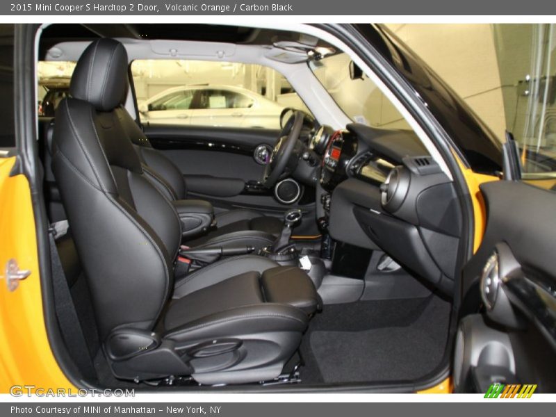 Volcanic Orange / Carbon Black 2015 Mini Cooper S Hardtop 2 Door