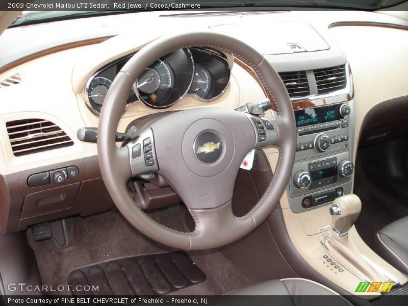 Red Jewel / Cocoa/Cashmere 2009 Chevrolet Malibu LTZ Sedan