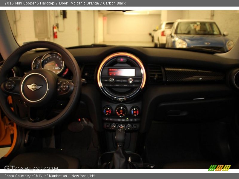 Volcanic Orange / Carbon Black 2015 Mini Cooper S Hardtop 2 Door