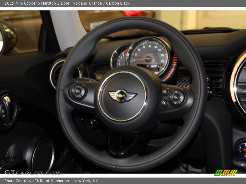 Volcanic Orange / Carbon Black 2015 Mini Cooper S Hardtop 2 Door