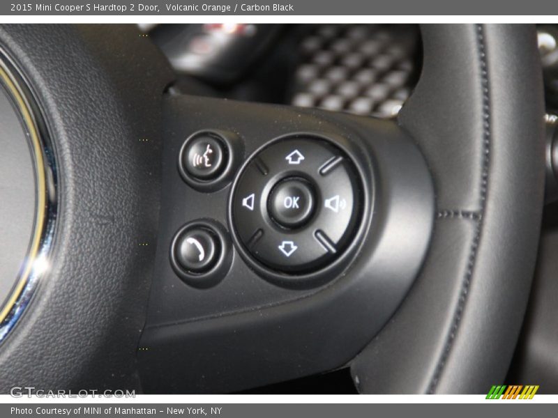 Volcanic Orange / Carbon Black 2015 Mini Cooper S Hardtop 2 Door
