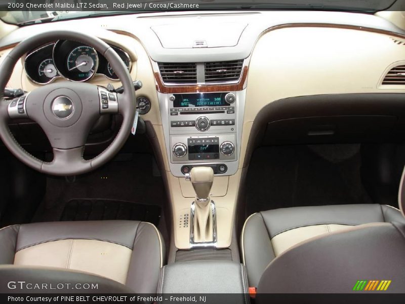 Red Jewel / Cocoa/Cashmere 2009 Chevrolet Malibu LTZ Sedan
