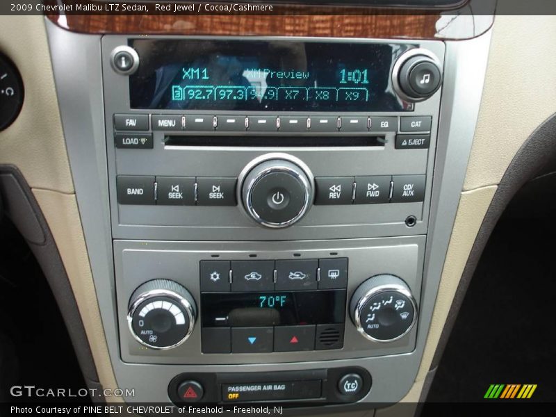 Red Jewel / Cocoa/Cashmere 2009 Chevrolet Malibu LTZ Sedan