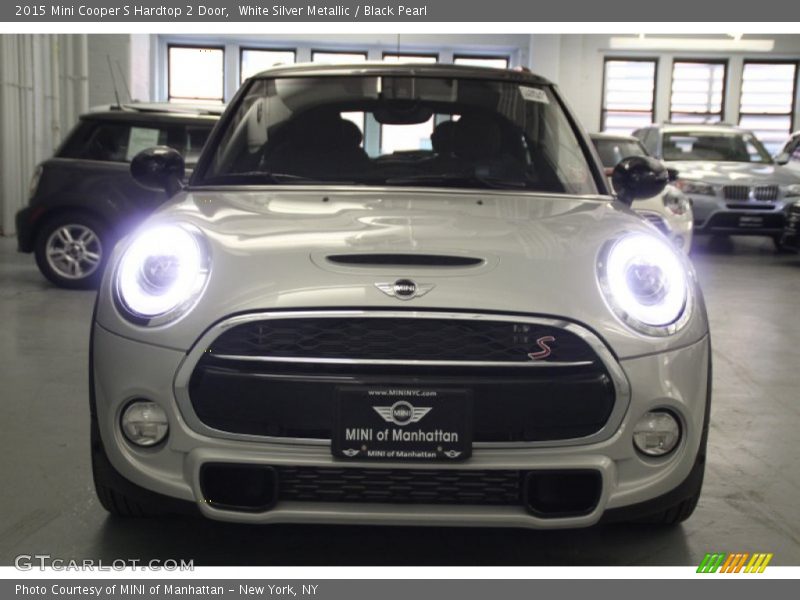 White Silver Metallic / Black Pearl 2015 Mini Cooper S Hardtop 2 Door