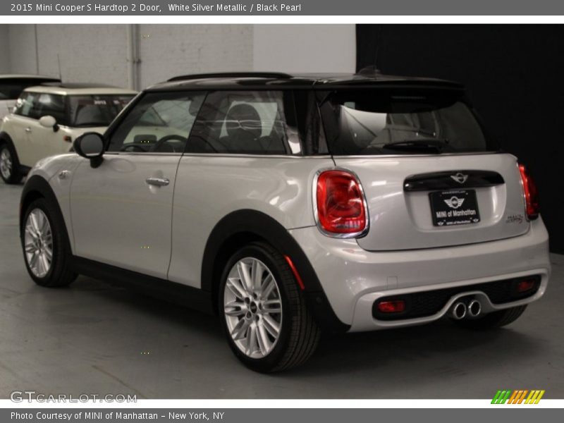 White Silver Metallic / Black Pearl 2015 Mini Cooper S Hardtop 2 Door