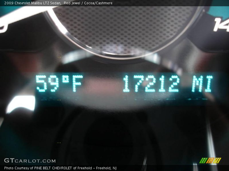 Red Jewel / Cocoa/Cashmere 2009 Chevrolet Malibu LTZ Sedan