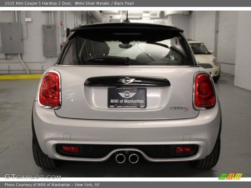 White Silver Metallic / Black Pearl 2015 Mini Cooper S Hardtop 2 Door