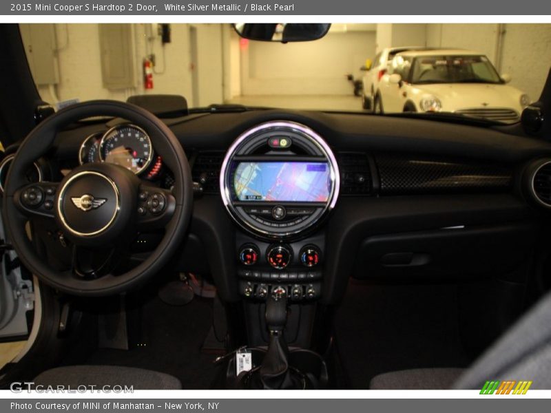 White Silver Metallic / Black Pearl 2015 Mini Cooper S Hardtop 2 Door