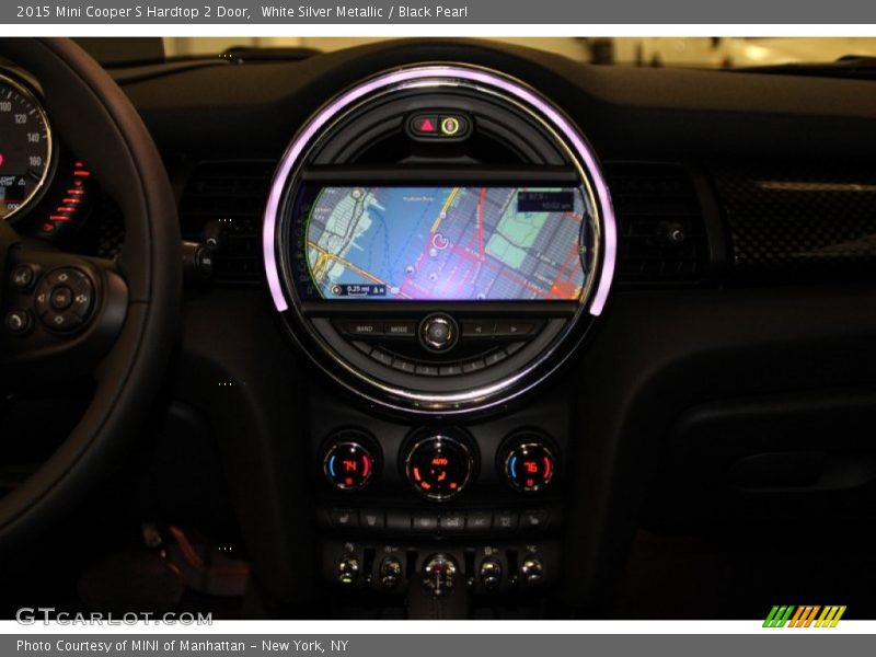 White Silver Metallic / Black Pearl 2015 Mini Cooper S Hardtop 2 Door