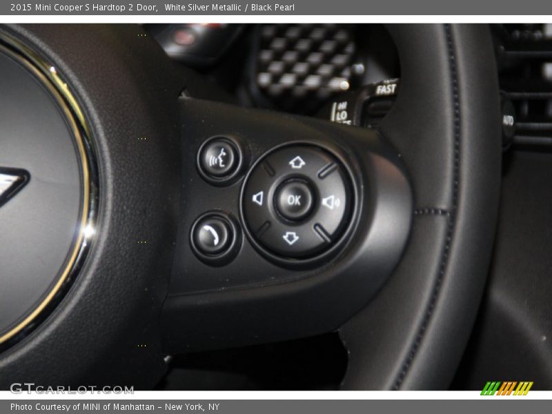 White Silver Metallic / Black Pearl 2015 Mini Cooper S Hardtop 2 Door