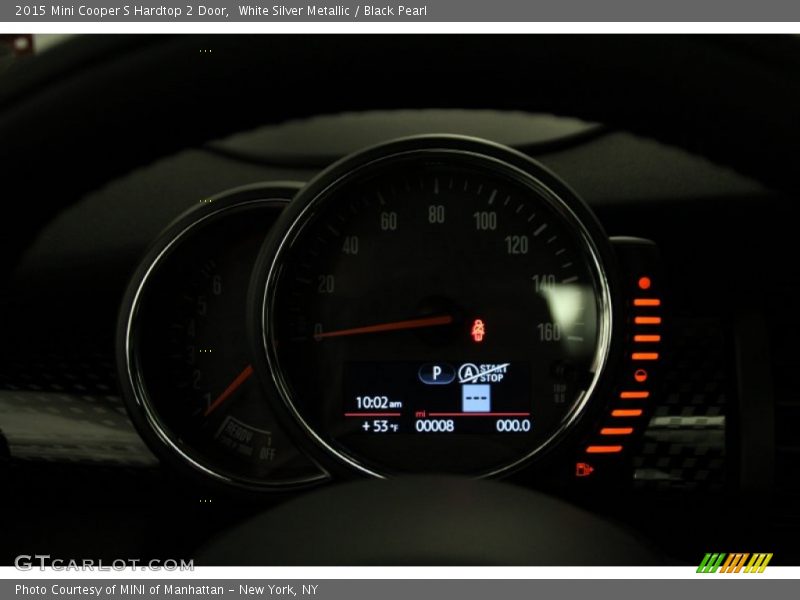 White Silver Metallic / Black Pearl 2015 Mini Cooper S Hardtop 2 Door