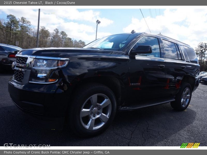 Black / Cocoa/Dune 2015 Chevrolet Tahoe LT