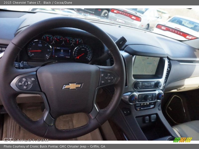 Black / Cocoa/Dune 2015 Chevrolet Tahoe LT