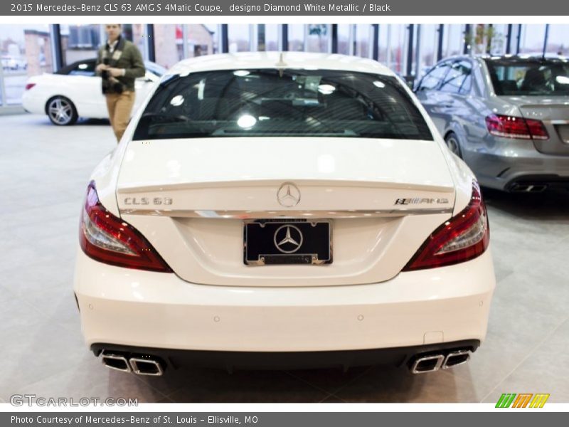 designo Diamond White Metallic / Black 2015 Mercedes-Benz CLS 63 AMG S 4Matic Coupe