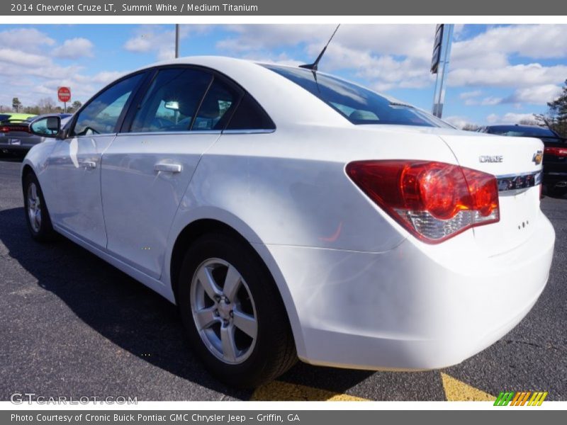 Summit White / Medium Titanium 2014 Chevrolet Cruze LT