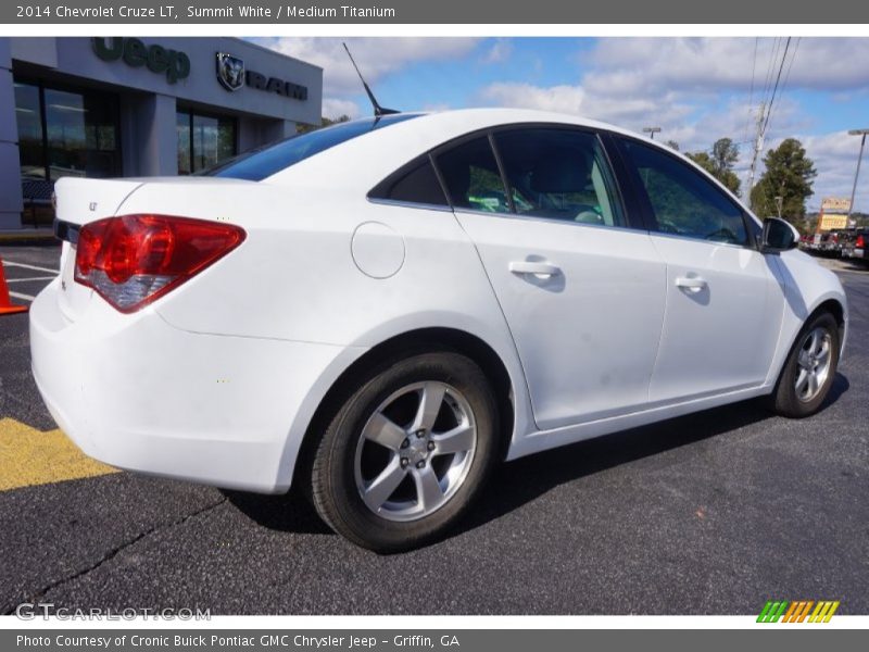 Summit White / Medium Titanium 2014 Chevrolet Cruze LT